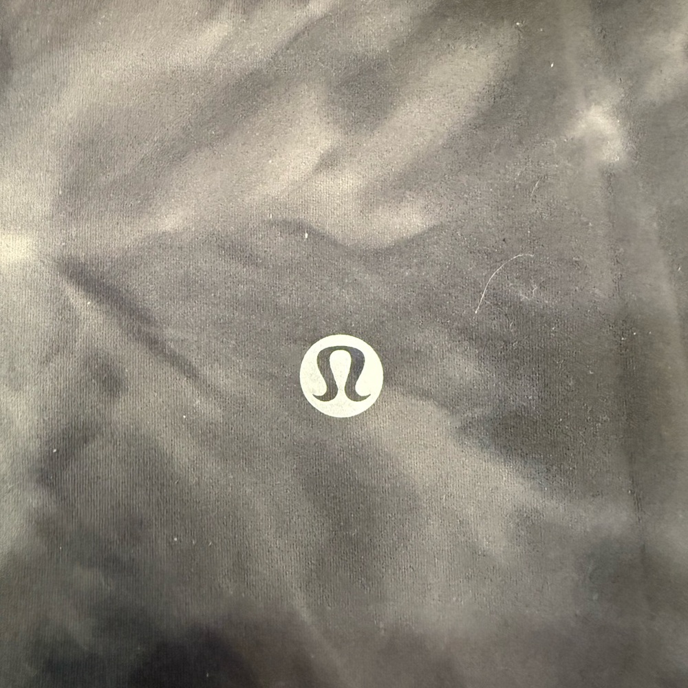 Lululemon high rise 6” align short I. Tie dye grey/black